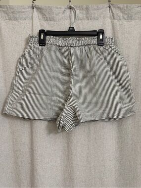 American Eagle Striped Elastic-Waist Women's Shorts